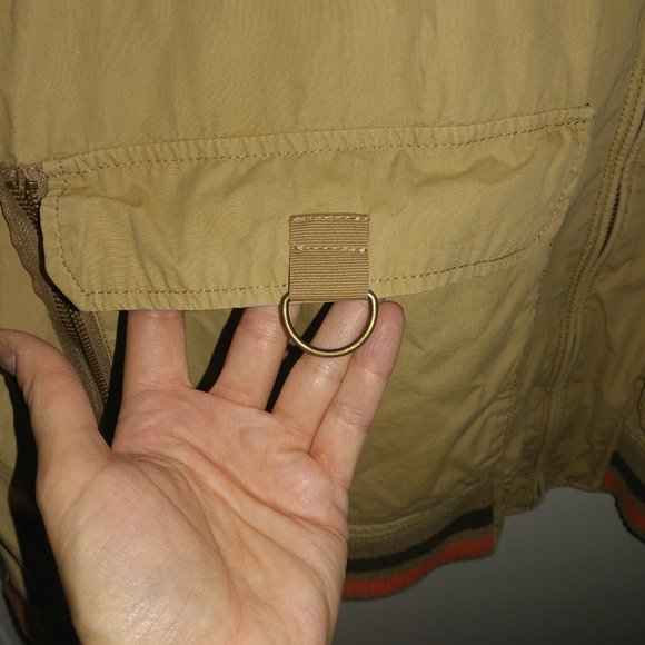 Timberland: Tan Relaxed Fit Standard Industrial Outdoors Jacket - Men's Size Med - Picture 12 of 16